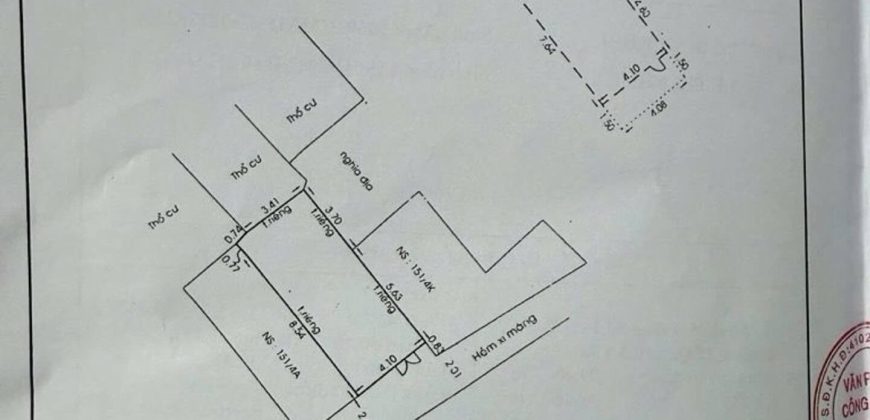 ban nha go vap lotte nguyen van luong 40m2 2 tang 4 35 ty nhà giá tốt phânkhucs 4 tỷ