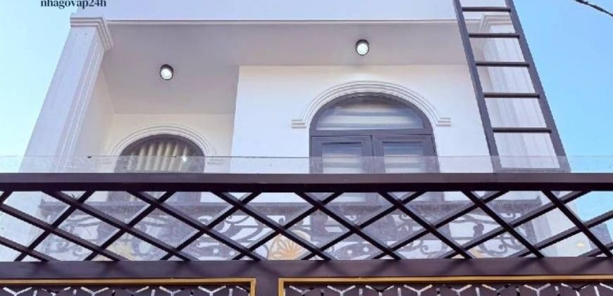 Không gian nội thất phòng khách sang trọng hiện đại tại nhà hẻm Thống Nhất Gò Vấp