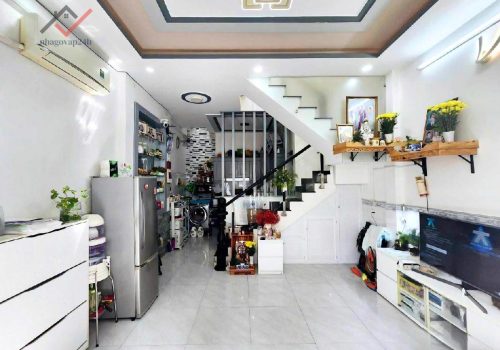Bán nhà Gò Vấp dưới 4 tỷ Đường Số 19 Phường 11,  2PN, tặng nội thất