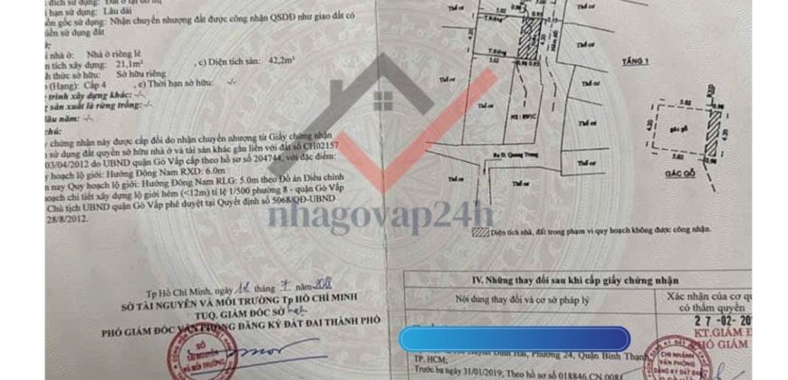 Pháp lý minh bạch, sổ hồng riêng chính chủ, hoàn công đầy đủ diện tích thực tế 28.6m2. Sẵn sàng công chứng sang tên ngay trong ngày.