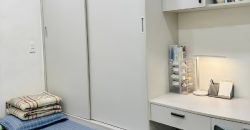Không gian phòng ngủ thoáng mát được cải tạo tối ưu diện tích tại căn nhà Gò Vấp Phường 15