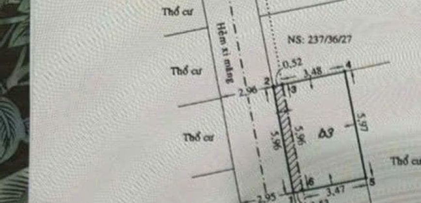 Sổ hồng nhà Gò Vấp đường Nguyễn Văn Khối, pháp lý rõ ràng, hoàn công đầy đủ, sang tên nhanh.