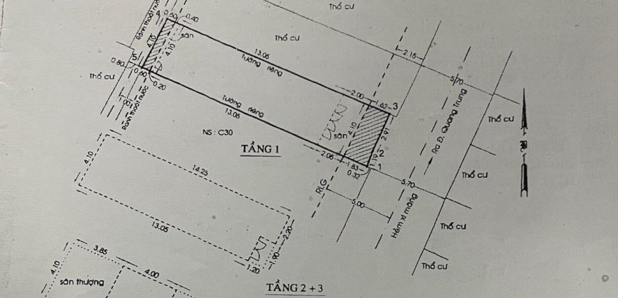 Bán nhà đường Tân Sơn Phường 12 Gò Vấp pháp lý rõ ràng, sổ hồng riêng hoàn công đầy đủ, công chứng sang tên ngay.