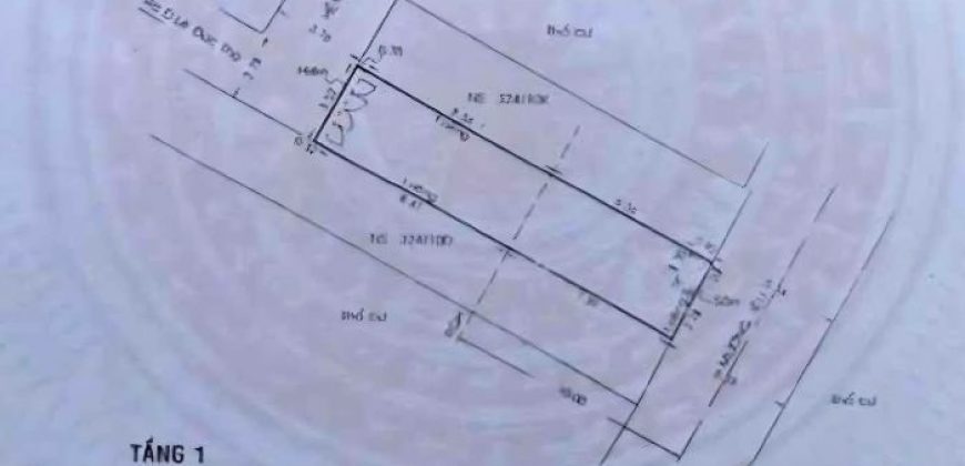 Pháp lý sổ hồng riêng vuông vức hoàn công đầy đủ của căn nhà gò vấp dưới 5 tỷ