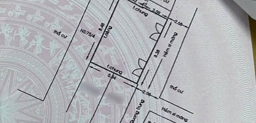 Sổ hồng riêng chính chủ, công nhận đủ 50m², pháp lý chuẩn, sang tên nhanh chóng.