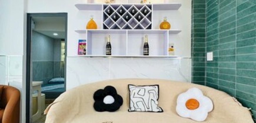 Thiết kế nội thất phòng khách hiện đại nhà Gò Vấp đường Lê Hoàng Phái.