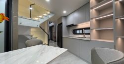 Không gian phòng khách nhà Gò Vấp gần đường Phạm Văn Chiêu Phường 14 Quận Gò Vấp rộng rãi và sang trọng