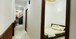 Không gian phòng khách nhà phố Gò Vấp đường Quang Trung hiện đại.