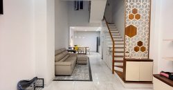 Phòng khách nhà phố Đường Số 9, Phường 16, Quận Gò Vấp thiết kế rộng và sáng