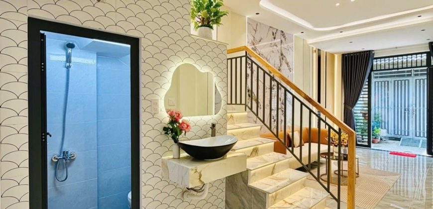 Nhà vệ sinh 2 nhà phố Gò Vấp Phường 16 Quận Gò Vấp thiết kế đẹp