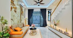 Nội thất cao cấp phòng khách nhà quận Gò Vấp giá dưới 6 tỷ