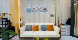 Nội thất phòng khách sang trọng nhà phố Gò Vấp đường Quang Trung 4 tầng