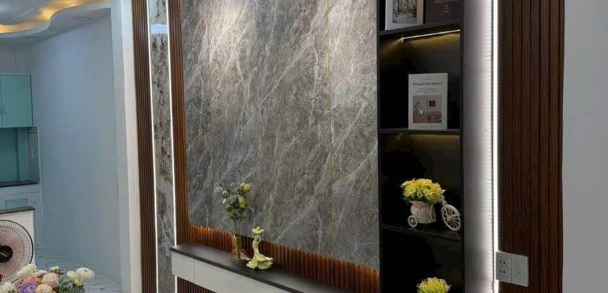 Không gian phòng khách nhà Gò Vấp Phường 11 thiết kế hiện đại