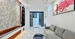Không gian phòng khách nhà Gò Vấp Phường 11 thiết kế hiện đại rỗng rãi