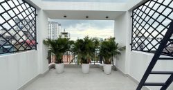 : Sân thượng sau sau view thoáng mát của căn nhà Gò Vấp Phường 14 đường số 59