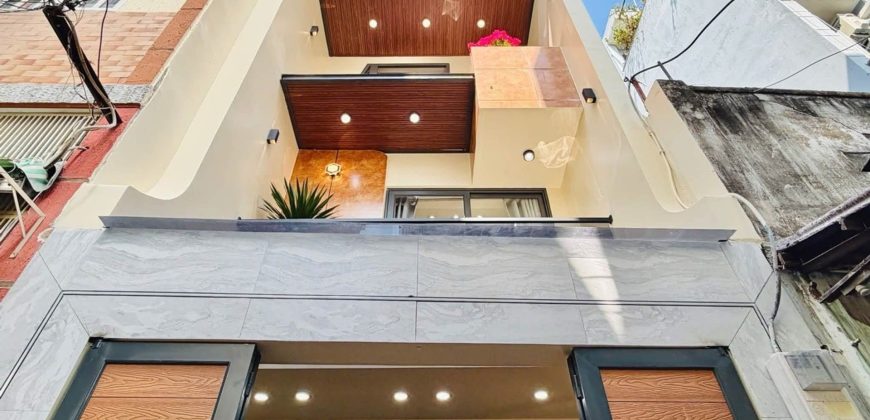 Bán nhà đẹp Gò Vấp đường Phan Văn Trị Phường 10 kết cấu 3 tầng mới đẹp